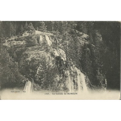 CPA: La CASCADE du BOREON, Années 1900.