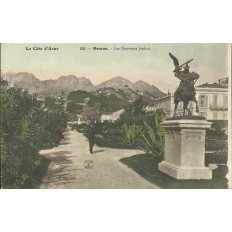 CPA: MENTON, LES NOUVEAUX JARDINS, Années 1900.