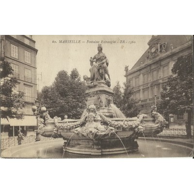 CPA: MARSEILLE, LA FONTAINE ESTRANGIN, ANNEES 1910.