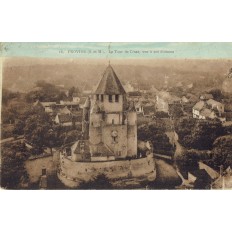 CPA - PROVINS - La Tour De César Vue A Vol D'Oiseau - Années 1930