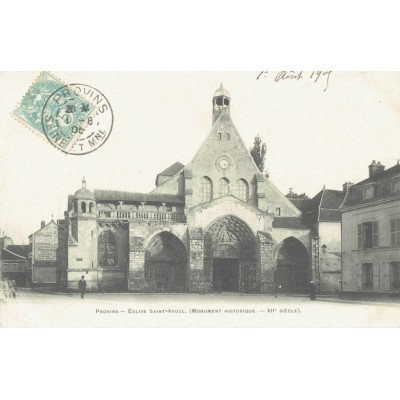 CPA - PROVINS - Eglise Saint Ayoul - Années 1900