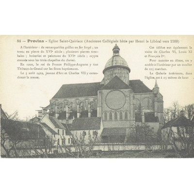 CPA - PROVINS - Eglise Saint Quiriace - Années 1900