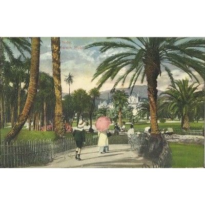 CPA - NICE, LE JARDIN PUBLIC, vers 1910.