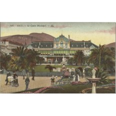 CPA - NICE, LE LE CASINO MUNICIPAL (COULEURS), vers 1900.