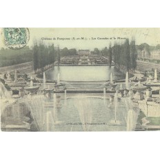 CPA - CHATEAU DE POMPONNE - Les Cascades & Le Miroir - Années 1900