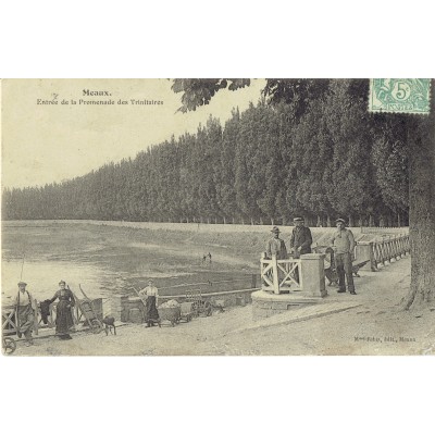 CPA - MEAUX - La Promenade Des Trinitaires - Années 1900