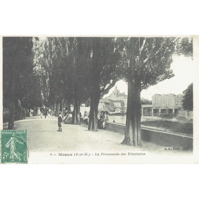 CPA - MEAUX - La Promenade Des Trinitaires - Années 1900