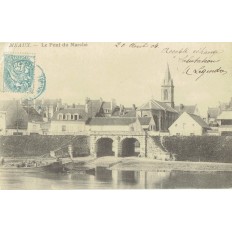 CPA - MEAUX - Le Pont Du Marché - Années 1900