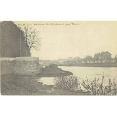 CPA - MEAUX - Anciennes Fortifications & Quai Thiers - Années 1900