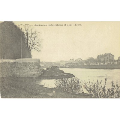 CPA - MEAUX - Anciennes Fortifications & Quai Thiers - Années 1900