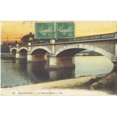 CPA - MONTEREAU - Le Pont De Moscou- Années 1910