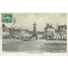 CPA - MELUN - Place St Jean - Années 1910