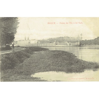 CPA - MELUN - Pointe De L'Ile (Côté Sud) - Années 1910