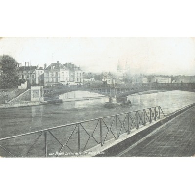 CPA - MELUN - Le Pont De Fer & Notre Dame - Années 1900