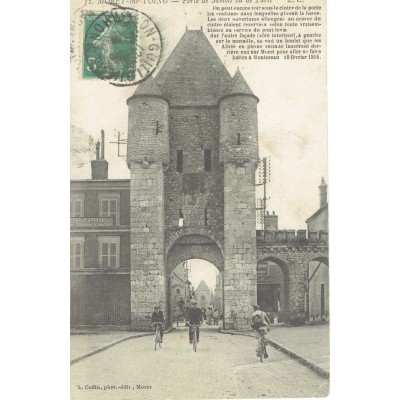 CPA - MORET SUR LOING - Porte De Samois Ou De Paris - Années 1910