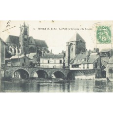 CPA - MORET SUR LOING - Le Pont Sur Le Loing & La Poterne - Années 1910