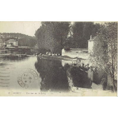 CPA - MORET - Une Vue Sur Le Loing - Années 1920.