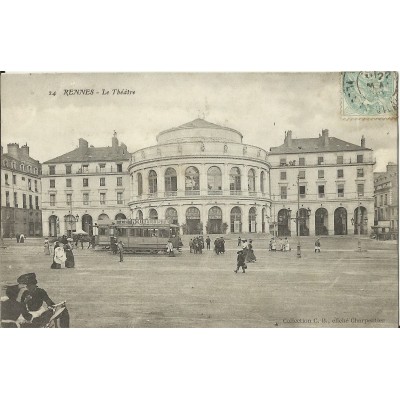 CPA: RENNES, LE THEATRE, vers 1900