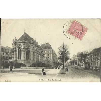 CPA: RENNES, CHAPELLE DU LYCEE, Années 1900