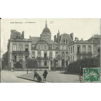 CPA: RENNES, PREFECTURE, vers 1910