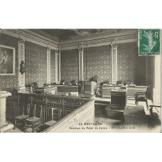 CPA: RENNES, INTERIEUR DU PALAIS DE JUSTICE, Années 1910