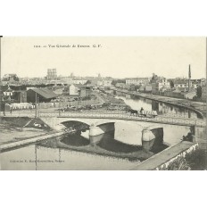 CPA: RENNES, VUE GENERALE (VILAINE) Années 1900