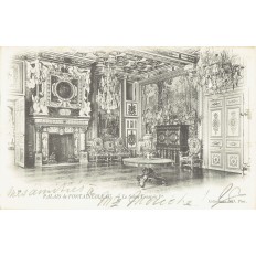 CPA - PALAIS DE FONTAINEBLEAU - Le Salon De François 1er. - Années 1920