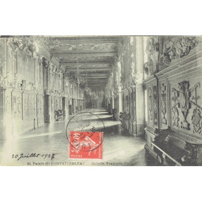 CPA - PALAIS DE FONTAINEBLEAU - Galerie François 1er - Années 1920