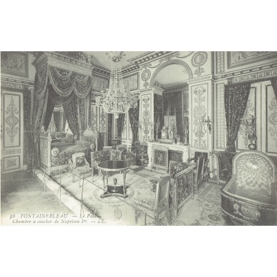 CPA - PALAIS DE FONTAINEBLEAU - Chambre A Coucher De Napoléon - Années 1920