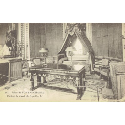 CPA - PALAIS DE FONTAINEBLEAU - Cabinet De Travail De Napoléon. - Années 1920