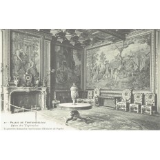 CPA - PALAIS DE FONTAINEBLEAU - Salon Des Templiers - Années 1920