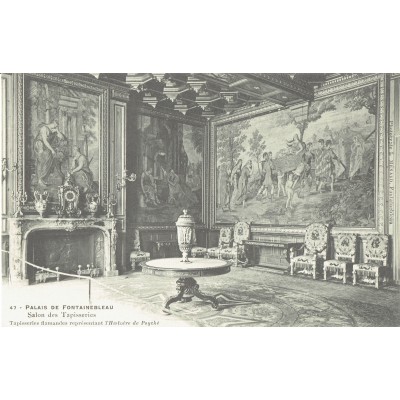 CPA - PALAIS DE FONTAINEBLEAU - Salon Des Templiers - Années 1920