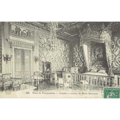 CPA - PALAIS DE FONTAINEBLEAU - Chambre De Marie-Antoinette - Années 1920