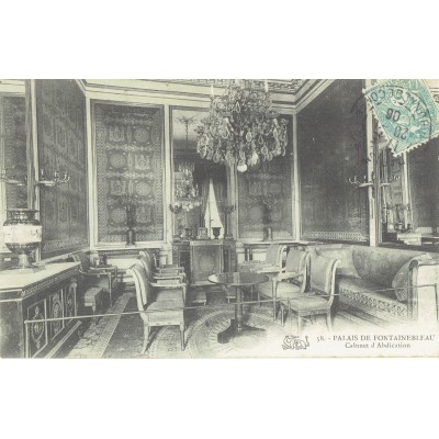 CPA - PALAIS DE FONTAINEBLEAU - Cabinet D'Abdication - Années 1920