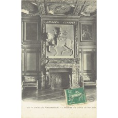 CPA - PALAIS DE FONTAINEBLEAU - La Cheminée Du Salon De St Louis - Années 1920