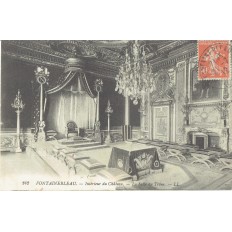 CPA - PALAIS DE FONTAINEBLEAU - La Salle Du Trône. - Années 1920