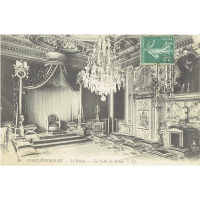 CPA - PALAIS DE FONTAINEBLEAU - Salle Du Trône. - Années 1920