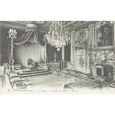 CPA - PALAIS DE FONTAINEBLEAU - Salle Du Trône - Vers 1920