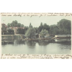 CPA - LAGNY - Les Bords De La Marne, La Baignade - Années 1900