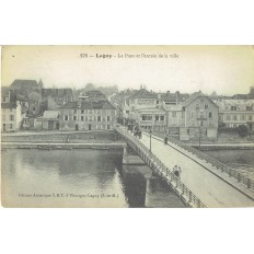 CPA - LAGNY - Le Pont & L'Entrée De La Ville - Années 1900