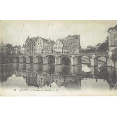 CPA - MEAUX - Le Pont Du Marché - Années 1910