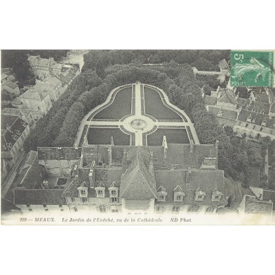 CPA - MEAUX - Les Jardins De L'Evéché - Années 1900