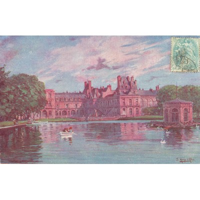 CPA - PALAIS DE FONTAINEBLEAU - Le Palais. - Années 1920