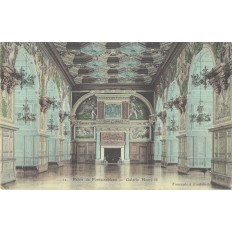 CPA - PALAIS DE FONTAINEBLEAU - Le Palais - La Galerie Henri II- Années 1920