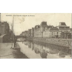 CPA: RENNES, Quai Dujardin, Faculté Sciences, vers 1900