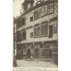 CPA: RENNES, MAISON DE DU GUESCLIN, vers 1910