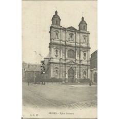 CPA: RENNES, EGLISE TOUSSAINT, vers 1900