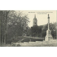 CPA: RENNES, LE THABOR (Colonne Vanneau), vers 1900