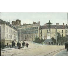 CPA: RENNES, PLACE ET CROIX DE LA MISSION, vers 1900