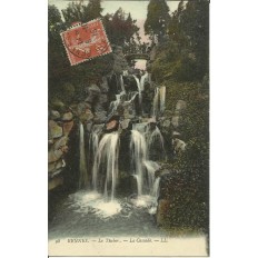 CPA: RENNES, LE THABOR, La Cascade (Couleurs), 1910